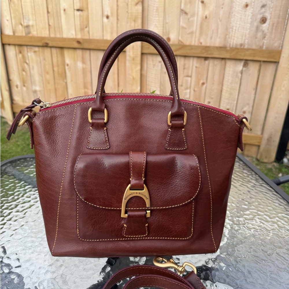 Dooney & Bourke Florentine Leather Naomi Satchel